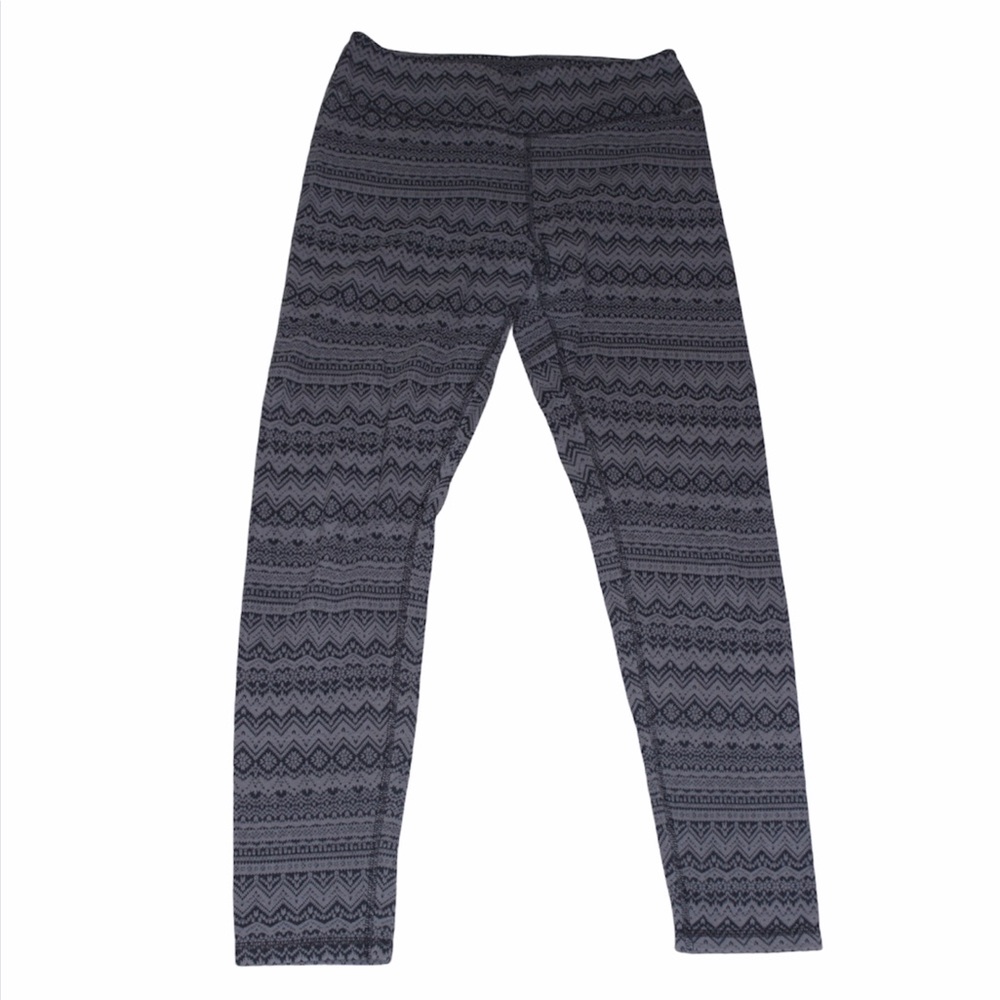 patterned winter leggings